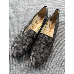 Sam Edelman Black and Gray Loafers